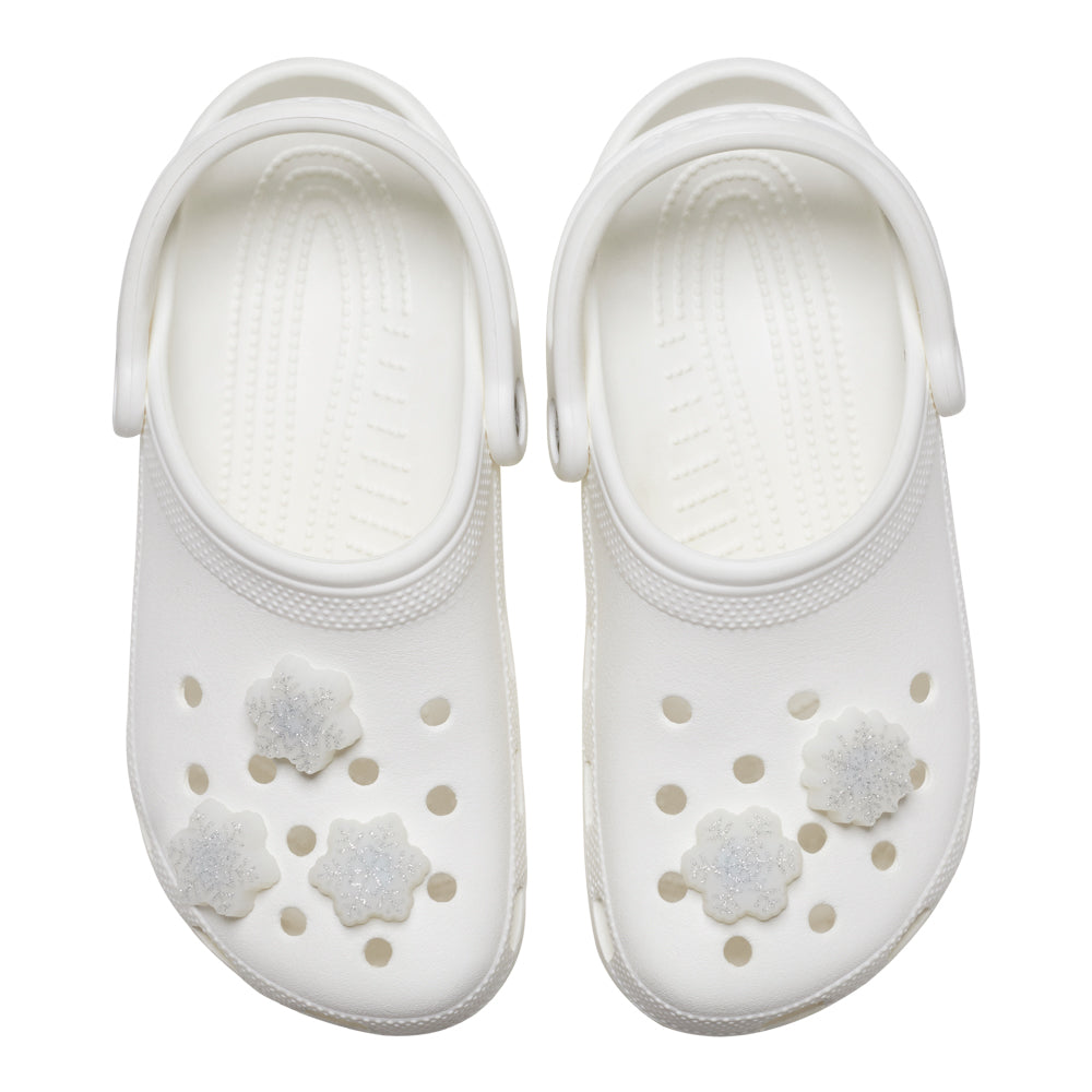 Crocs LED Winter Night Snowflake 5 Pack Jibbitz - Comfortable Lightweight Slip-On Clogs Shoes Unisex Non-Slip Waterproof