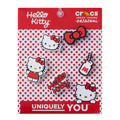 Crocs Hello Kitty 5 Pack Jibbitz - Comfortable Lightweight Slip-On Clogs Shoes Unisex Non-Slip Waterproof