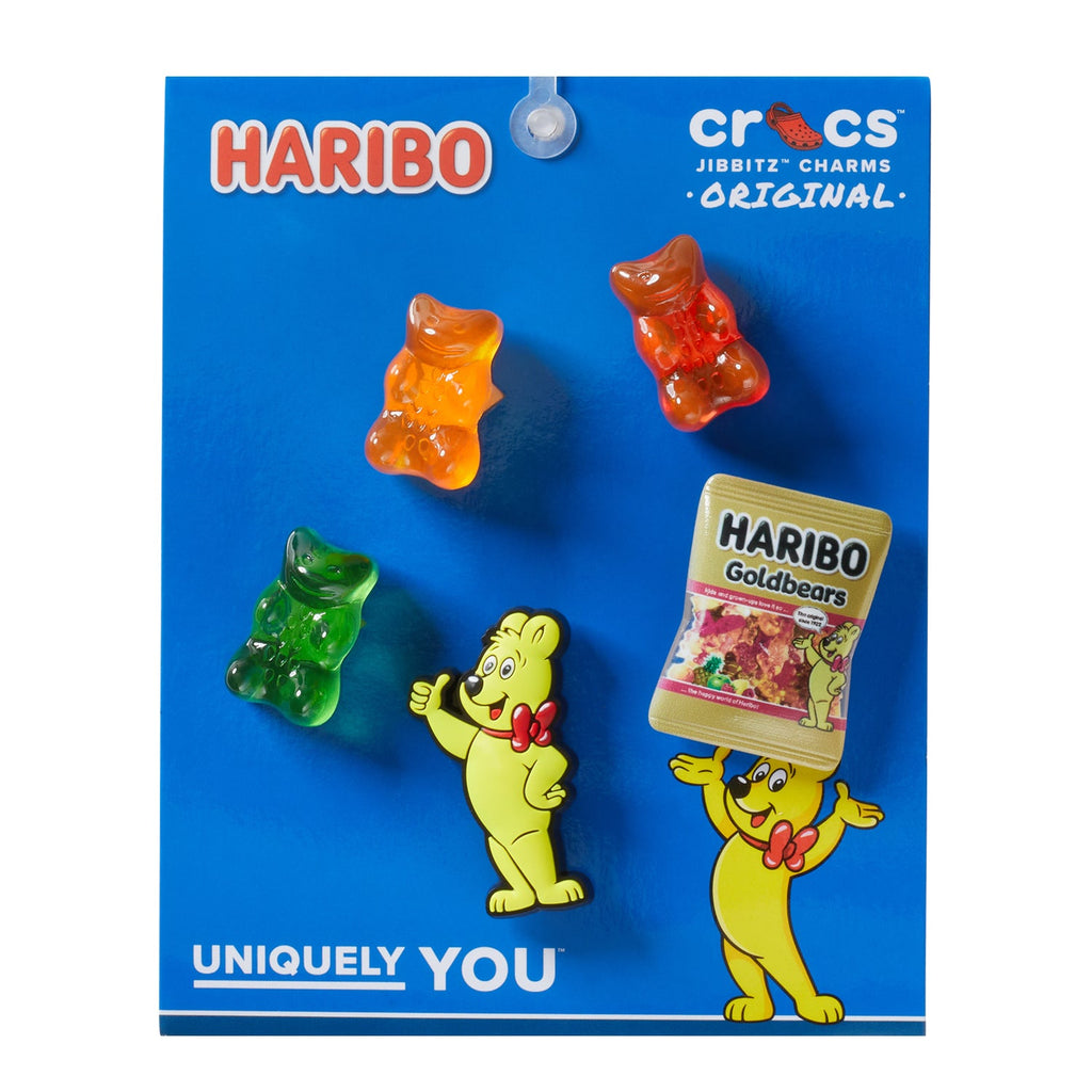 Crocs Haribo 5 Pack Jibbitz - Comfortable Lightweight Slip-On Clogs Shoes Unisex Non-Slip Waterproof