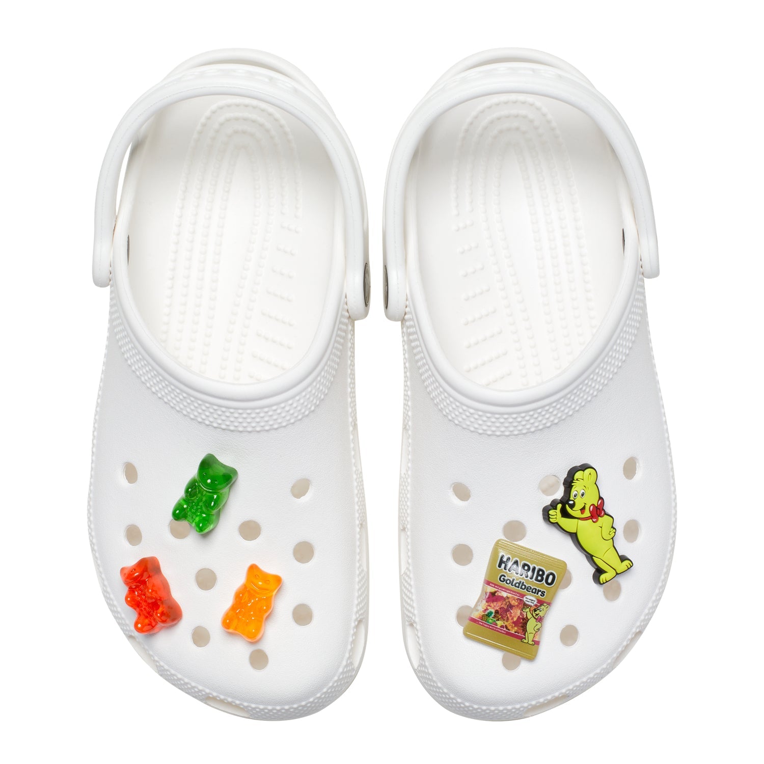 Crocs Haribo 5 Pack Jibbitz - Comfortable Lightweight Slip-On Clogs Shoes Unisex Non-Slip Waterproof
