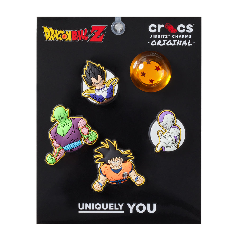 Crocs Dragon Ball Z 5 Pack Jibbitz - Comfortable Lightweight Slip-On Clogs Shoes Unisex Non-Slip Waterproof