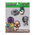 Crocs Minecraft 5 Pack Jibbitz - Comfortable Lightweight Slip-On Clogs Shoes Unisex Non-Slip Waterproof