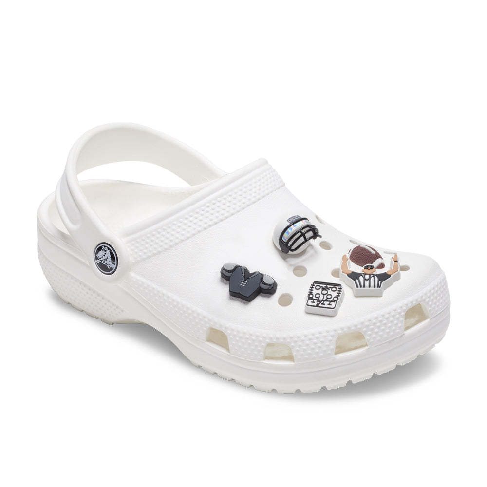 Crocs Football Team 5 Pack Jibbitz - Comfortable Lightweight Slip-On Clogs Shoes Unisex Non-Slip Waterproof