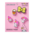 Crocs MyMelody 5 Pack Jibbitz - Comfortable Lightweight Slip-On Clogs Shoes Unisex Non-Slip Waterproof