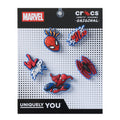 Crocs Spider-man 5 Pack Jibbitz - Comfortable Lightweight Slip-On Clogs Shoes Unisex Non-Slip Waterproof