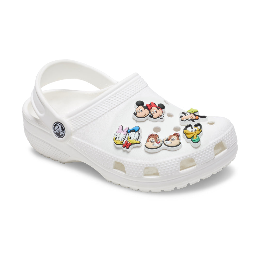 Crocs Mickey and Friends 5 Pack Jibbitz - Comfortable Lightweight Slip-On Clogs Shoes Unisex Non-Slip Waterproof