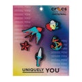 Crocs Sailor Tattoo 5 Pack Jibbitz - Comfortable Lightweight Slip-On Clogs Shoes Unisex Non-Slip Waterproof