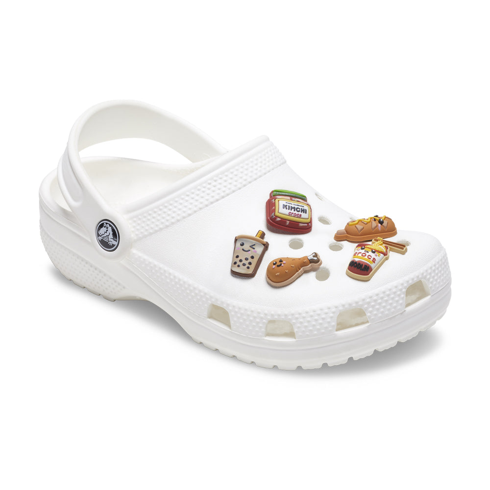 Crocs The Snack Pack 5 Pack Jibbitz - Comfortable Lightweight Slip-On Clogs Shoes Unisex Non-Slip Waterproof