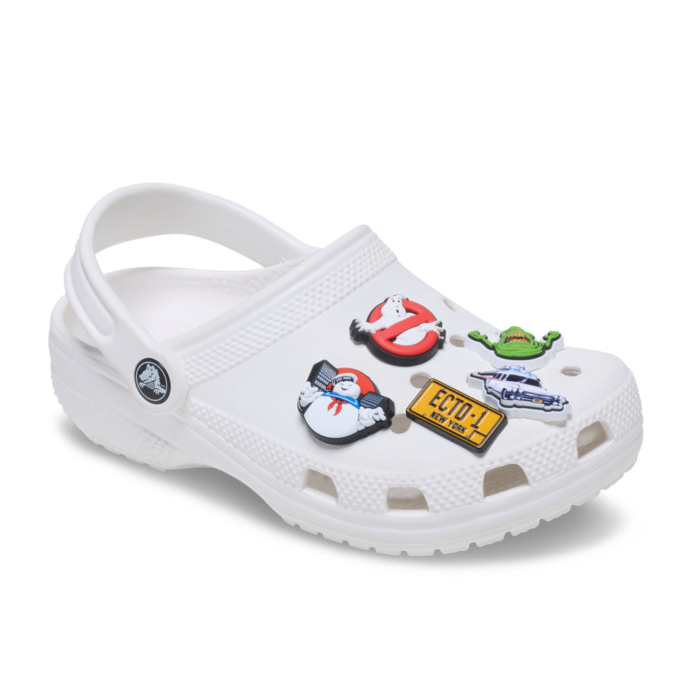 Crocs Ghostbusters 5 Pack Jibbitz - Comfortable Lightweight Slip-On Clogs Shoes Unisex Non-Slip Waterproof