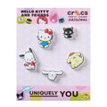 Crocs Hello Kitty's Friends 5 Pack Jibbitz - Comfortable Lightweight Slip-On Clogs Shoes Unisex Non-Slip Waterproof