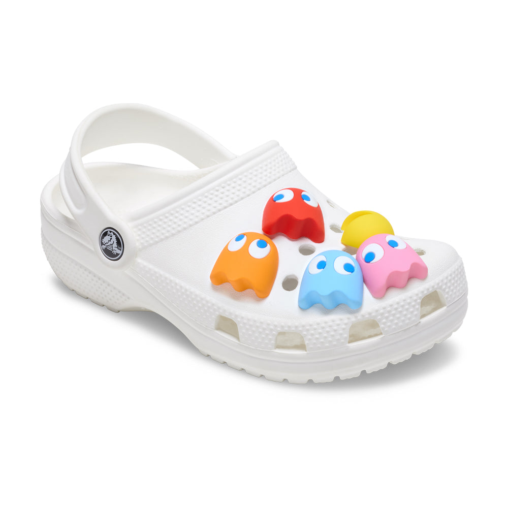 Crocs Pacman II 5 Pack Jibbitz - Comfortable Lightweight Slip-On Clogs Shoes Unisex Non-Slip Waterproof