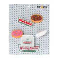 Krispy Kreme Crocs 5 Pack Jibbitz - Comfortable Lightweight Slip-On Clogs Shoes Unisex Non-Slip Waterproof