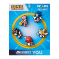 Crocs Sonic the Hedgehog 5 Pack Jibbitz - Comfortable Lightweight Slip-On Clogs Shoes Unisex Non-Slip Waterproof