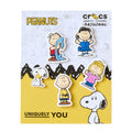 Crocs Peanuts III 5 Pack Jibbitz - Comfortable Lightweight Slip-On Clogs Shoes Unisex Non-Slip Waterproof