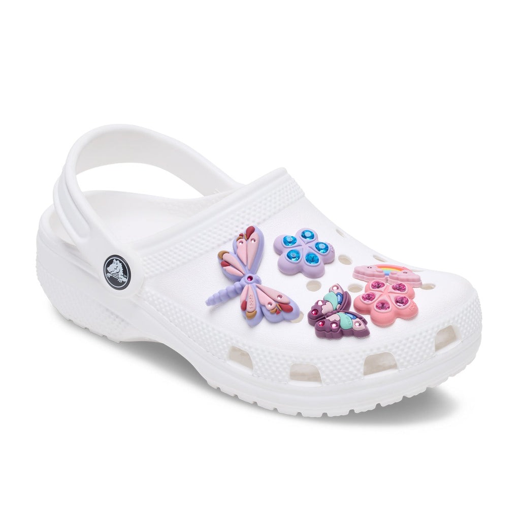 Crocs Magical Garden Bug 5 Pack Jibbitz - Comfortable Lightweight Slip-On Clogs Shoes Unisex Non-Slip Waterproof