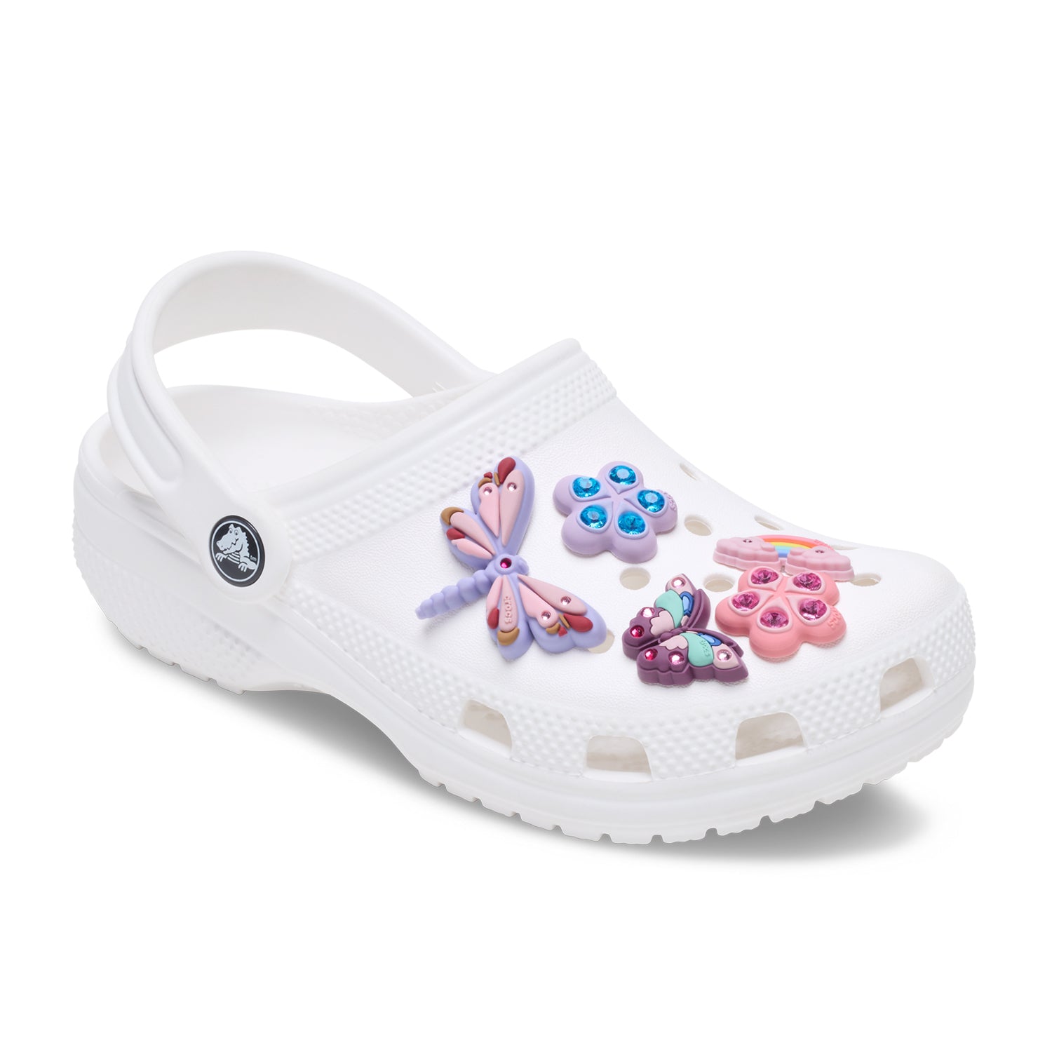 Crocs Magical Garden Bug 5 Pack Jibbitz - Comfortable Lightweight Slip-On Clogs Shoes Unisex Non-Slip Waterproof