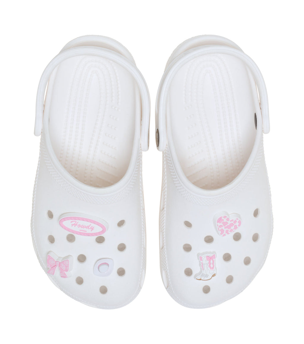 Crocs Rodeo Cowgirl 5 Pack Jibbitz - Comfortable Lightweight Slip-On Clogs Shoes Unisex Non-Slip Waterproof