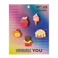 Crocs Sweet Treats 5 Pack Jibbitz - Comfortable Lightweight Slip-On Clogs Shoes Unisex Non-Slip Waterproof