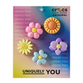 Crocs Puffy Flowers 5 Pack Jibbitz - Comfortable Lightweight Slip-On Clogs Shoes Unisex Non-Slip Waterproof