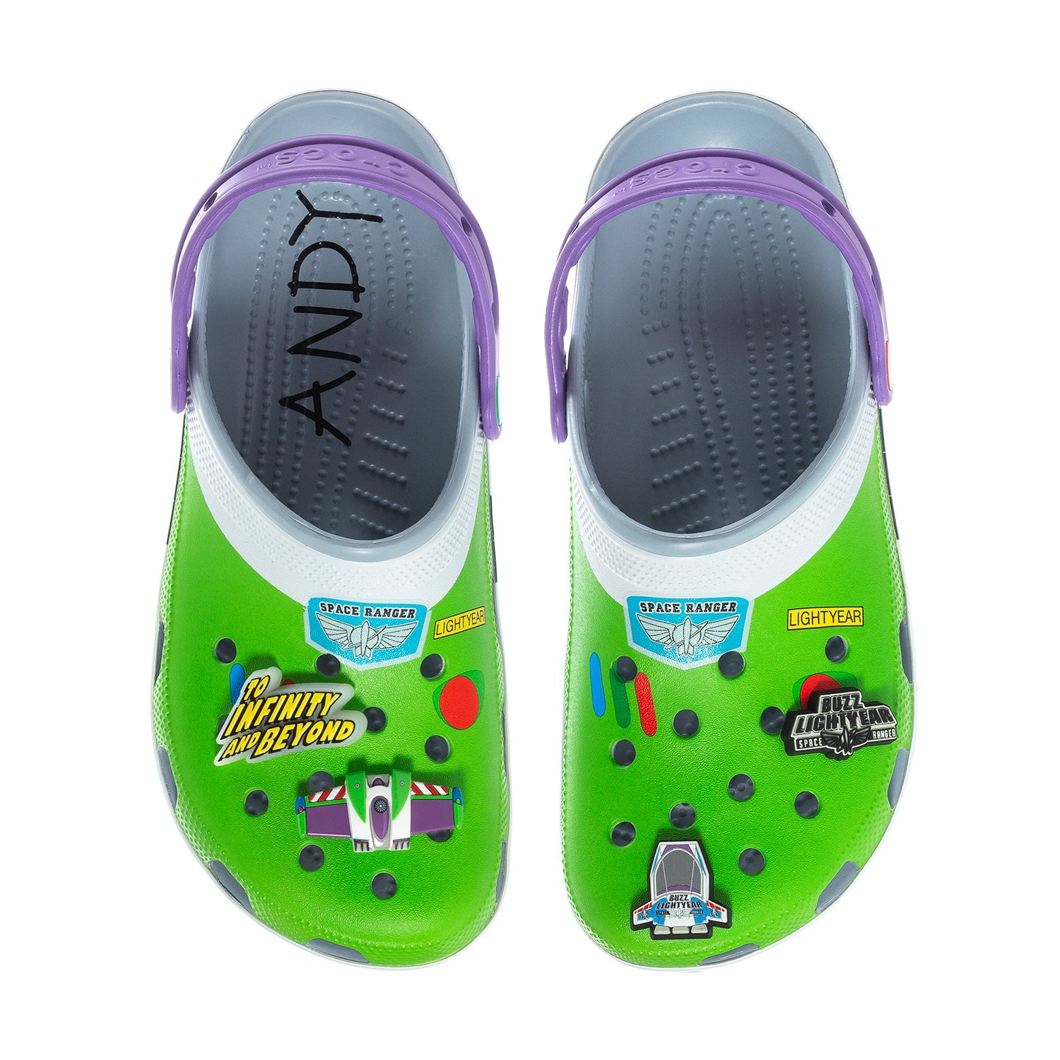 Crocs Classic Clog Toy Story Buzz - Mens - Comfortable Lightweight Slip-On Clogs Shoes Unisex Non-Slip Waterproof
