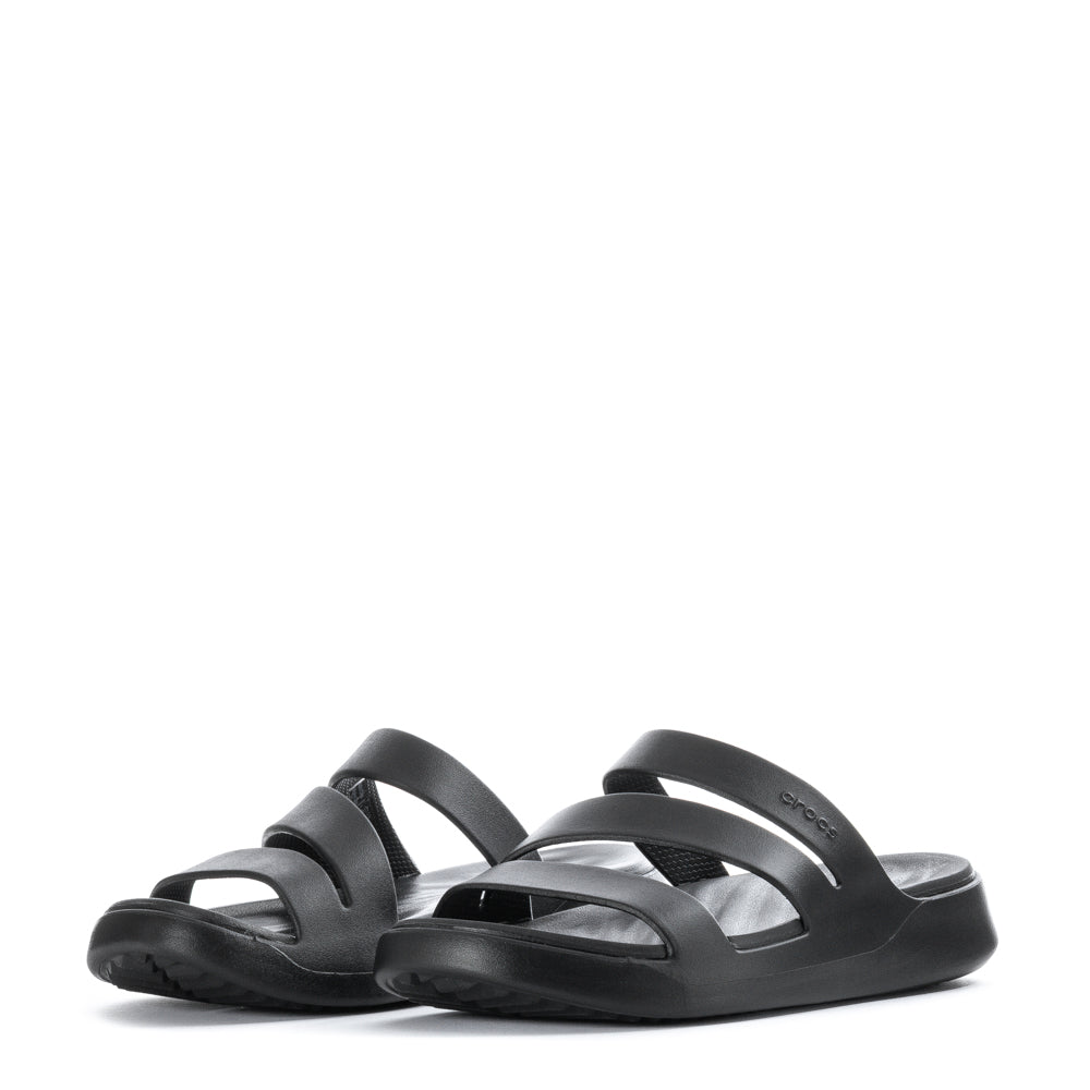Crocs Getaway Strappy Sandal - Womens - Comfortable Lightweight Slip-On Clogs Shoes Unisex Non-Slip Waterproof