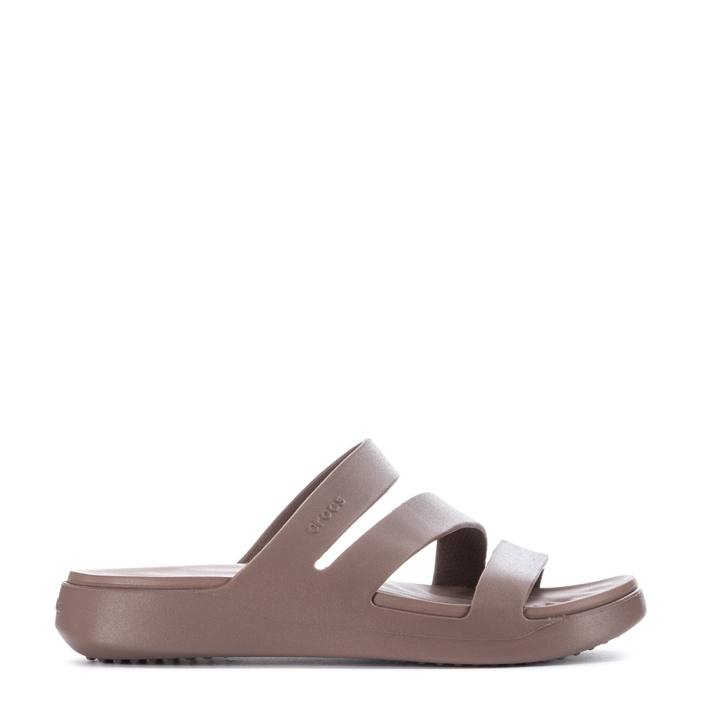 Crocs Getaway Strappy Sandal - Womens - Comfortable Lightweight Slip-On Clogs Shoes Unisex Non-Slip Waterproof