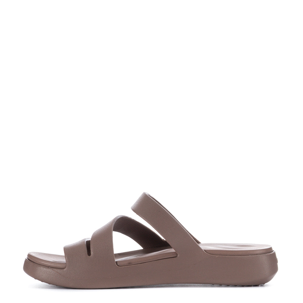 Crocs Getaway Strappy Sandal - Womens - Comfortable Lightweight Slip-On Clogs Shoes Unisex Non-Slip Waterproof