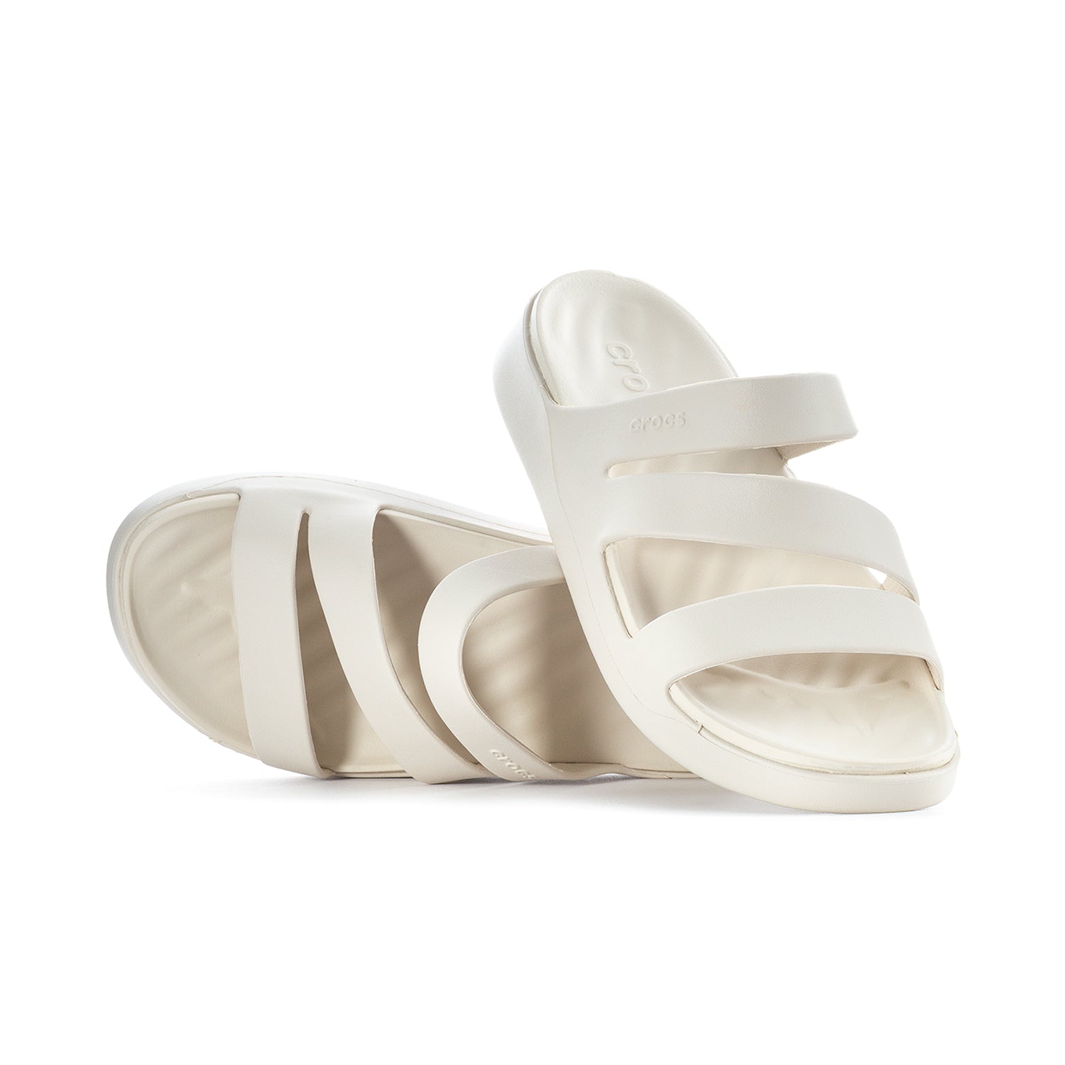 Crocs Getaway Strappy Sandal - Womens - Comfortable Lightweight Slip-On Clogs Shoes Unisex Non-Slip Waterproof