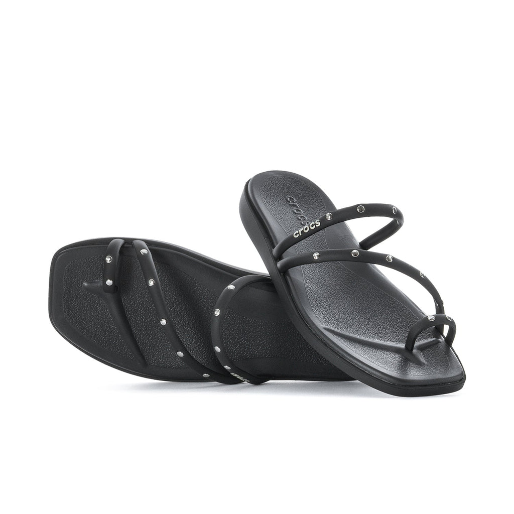 Crocs Miami Toe Loop Sandal - Womens - Comfortable Lightweight Slip-On Clogs Shoes Unisex Non-Slip Waterproof