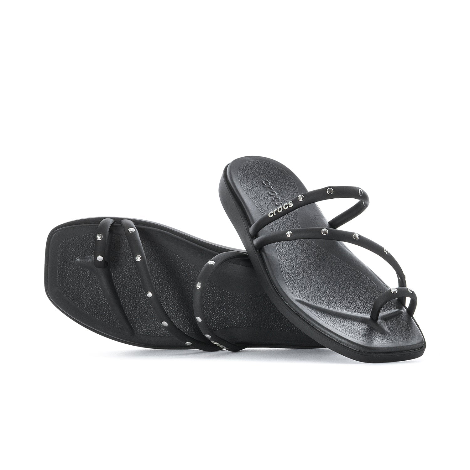 Crocs Miami Toe Loop Sandal - Womens - Comfortable Lightweight Slip-On Clogs Shoes Unisex Non-Slip Waterproof