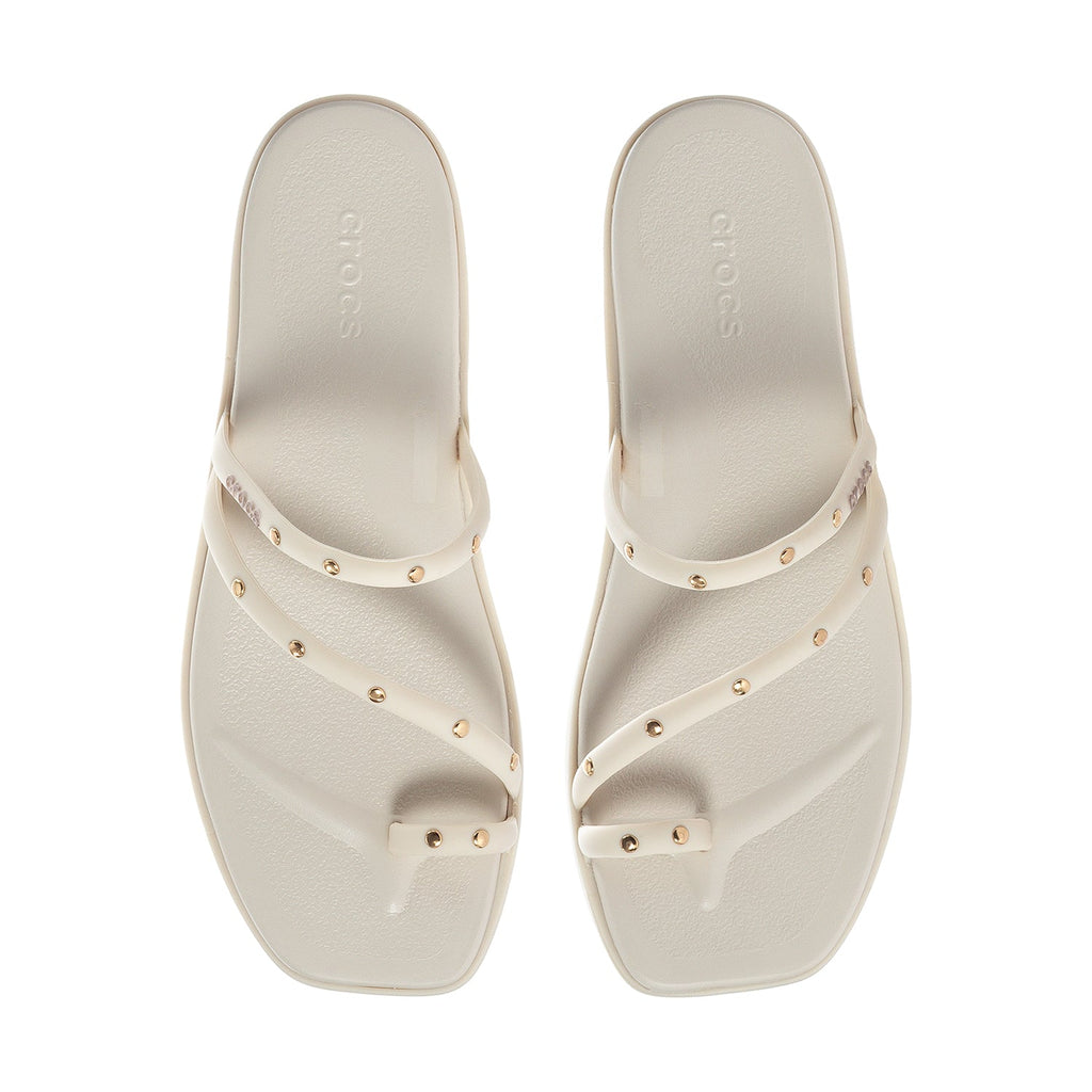 Crocs Miami Toe Loop Sandal - Womens - Comfortable Lightweight Slip-On Clogs Shoes Unisex Non-Slip Waterproof
