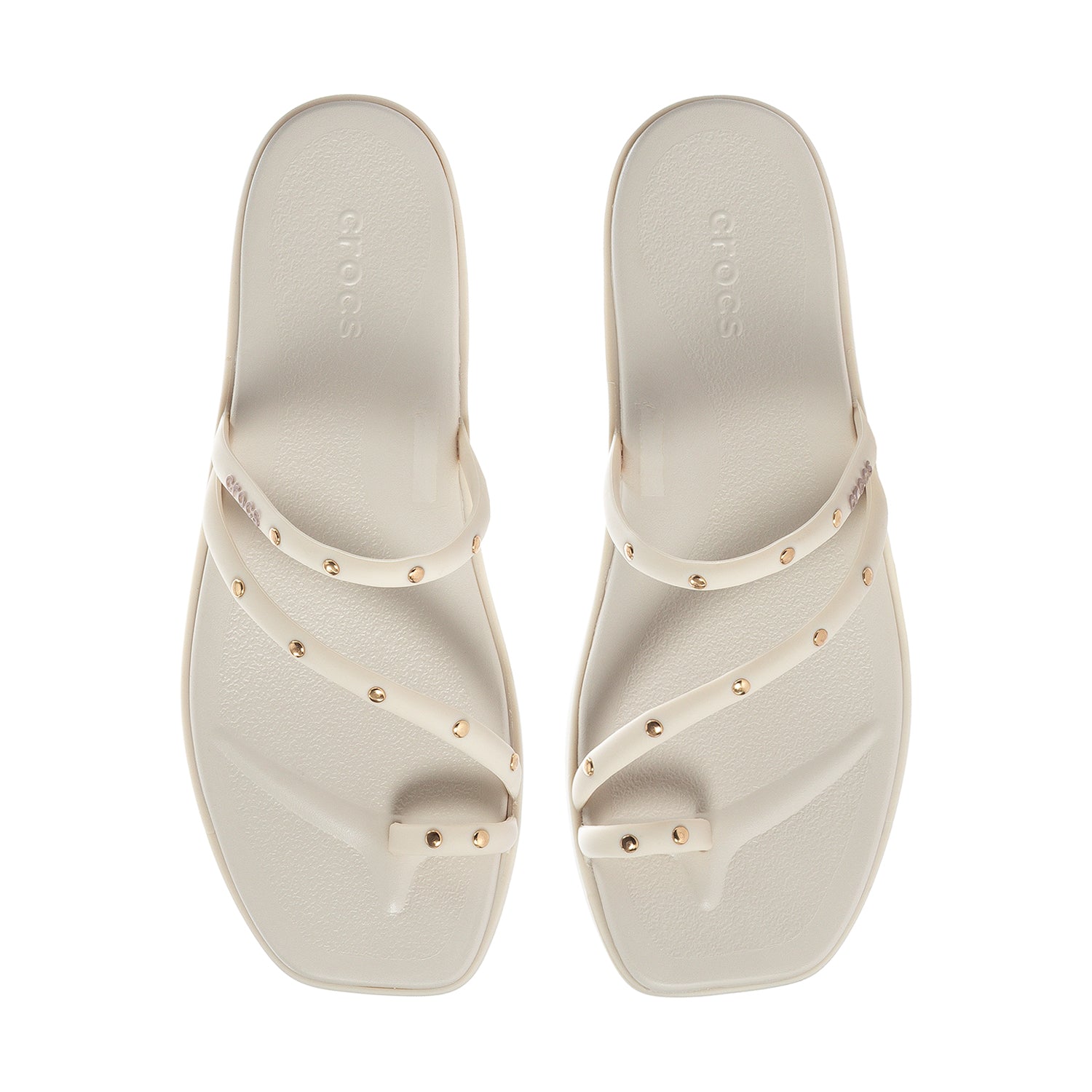 Crocs Miami Toe Loop Sandal - Womens - Comfortable Lightweight Slip-On Clogs Shoes Unisex Non-Slip Waterproof
