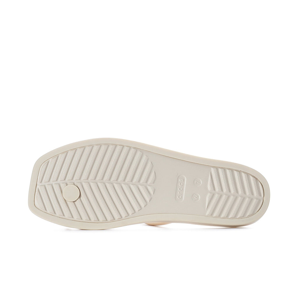 Crocs Miami Toe Loop Sandal - Womens - Comfortable Lightweight Slip-On Clogs Shoes Unisex Non-Slip Waterproof