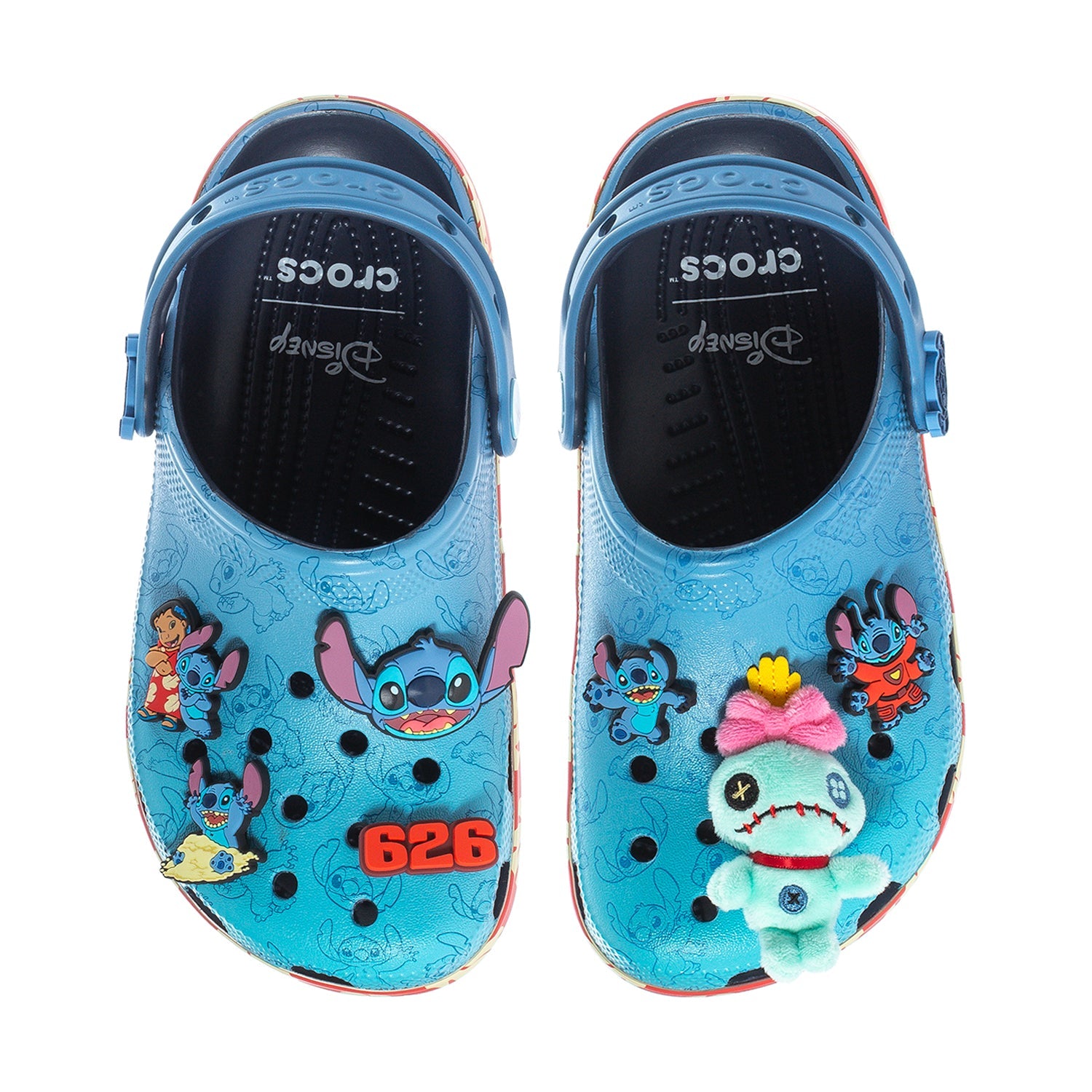 Crocs Classic Clog Lilo & Stitch - Womens - Comfortable Lightweight Slip-On Clogs Shoes Unisex Non-Slip Waterproof