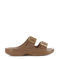 Crocs Saturday Metallic Buckle Sandal - Womens - Comfortable Lightweight Slip-On Clogs Shoes Unisex Non-Slip Waterproof