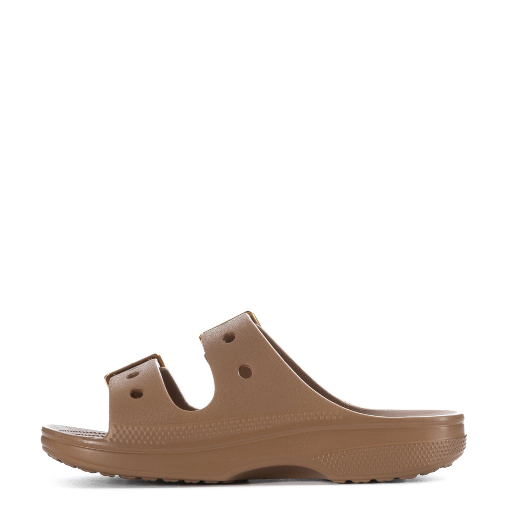 Crocs Saturday Metallic Buckle Sandal - Womens - Comfortable Lightweight Slip-On Clogs Shoes Unisex Non-Slip Waterproof